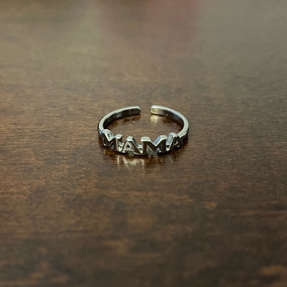 5 for $10🟢 Silver Mama Cuff Ring
